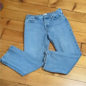 AGOLDE - Light Blue Relaxed Boot Jeans - 31